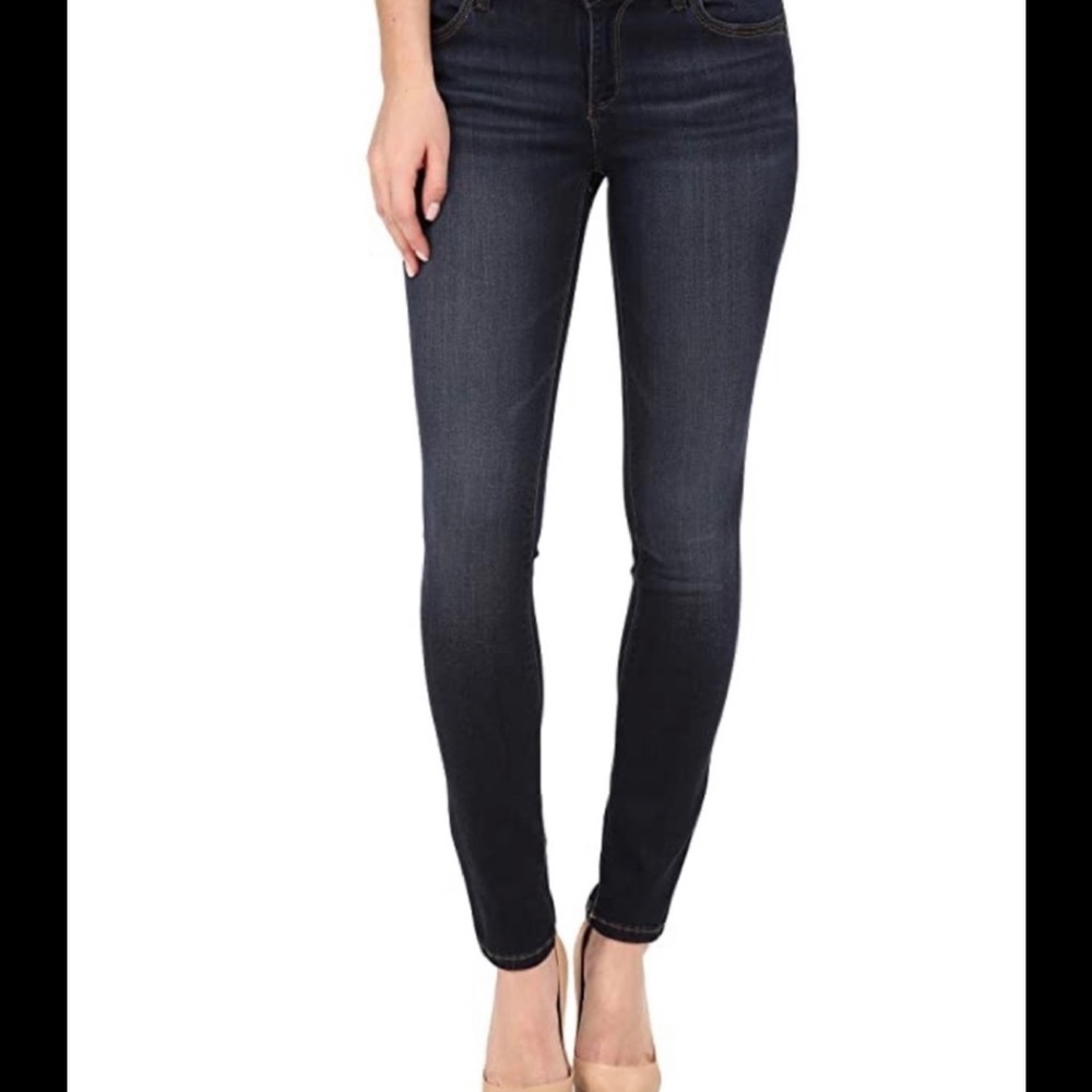 DL1961 Emma Walton - lower mid rise skinny leg blue denim size 26